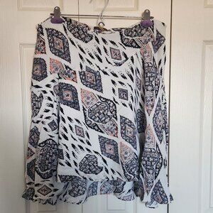 Vince Camuto Print Skirt